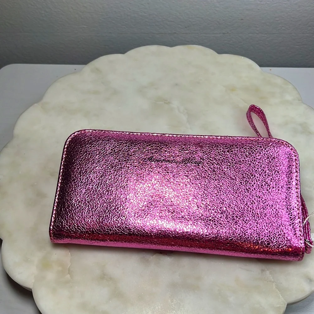 American Bling Pink metallic wallet - Picture 12 of 16